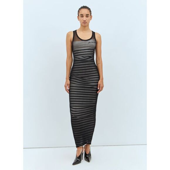 Jean Paul Gaultier Dresses & Skirts - Jean Paul Gaultier Women Ribbed Mariniere Maxi Dress
